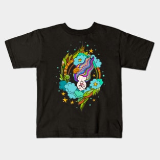 Mermaid in the Clouds Kids T-Shirt